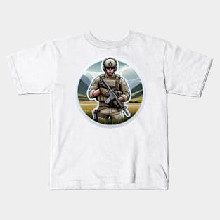 Tactical Man Kids T-Shirt